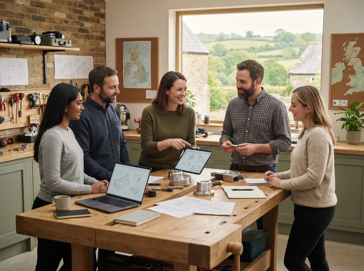 Westhoathly investor reviewing portfolio insights calmly at home